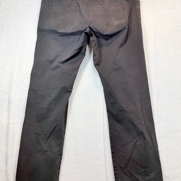 Calvin Klein Pants Mens Size 38x32 Black Slim Fit Casual Canvas Lightweight - Picture 6 of 11